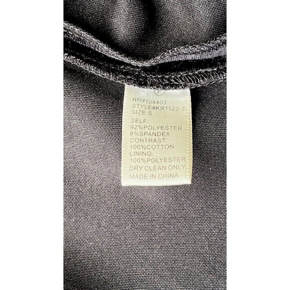 Nasty Gal J.O.A. Womens Black Velvet Plush Little Baby Raglan Sweater Size S - Picture 7 of 16